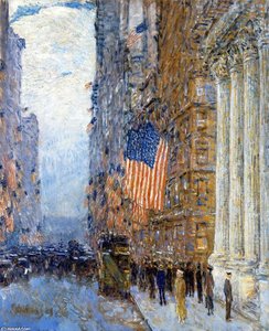 Bandiere Al Waldorf — Frederick Childe Hassam