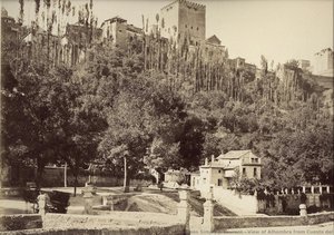 View Of Alhambra From Cuesta Del Chapiz — Jean Laurent Or, In Spanish, Juan Laurent Minier; Sometimes Simply J. Laurent