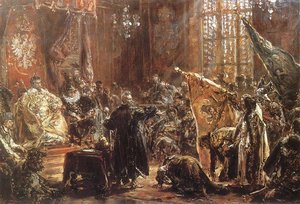 Shuiskiis Czars At The Seym In Warsaw — Jan Matejko