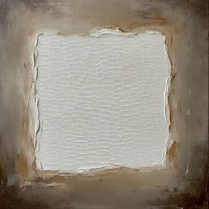 Strati Di Sépia E Impasto Bianco Frantumato