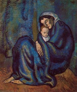 Nő Öleli A Fiút — Pablo Picasso