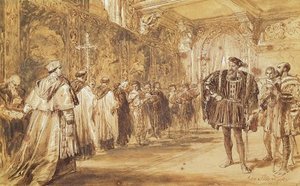 Henry Viii And Cardinal Thomas Wolsey — John Gilbert