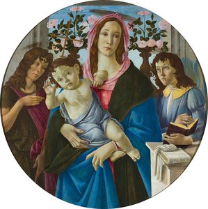 Madonna And Child With St. John The Baptist And An Angel — Sandro Botticelli