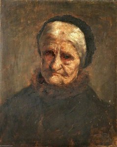 Head Of An Old Woman — Percy Bigland