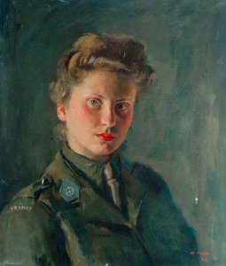 Micheline Dehais, French Ambulance Driver — Henry Marvell Carr
