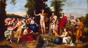 Parnassus (study) — Anton Raphael Mengs