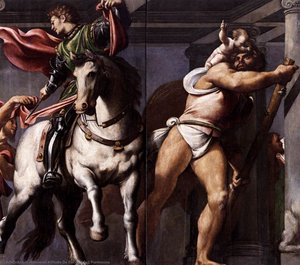 St Martin And St Christopher — Giovanni Antonio De Sacchis (il Pordenone)