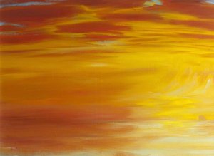 Sunset And Bass Rock — John Houston