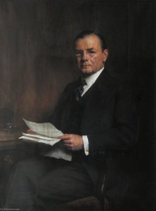 Leopold Charles Maurice Stennet Amery (1873–1955), Ch, Exhibitioner (1892), Honorary Fellow (1946), Secretary Of State For India (1940–1945) — Fildes Lukács Samuel