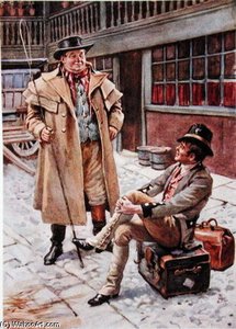 Sam Weller And His Father — Harold Copping