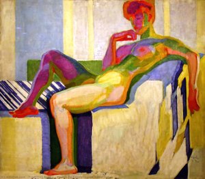 Planes By Colors, Large Nude — Frantisek Kupka