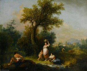 A Landscape — Francesco Zuccarelli
