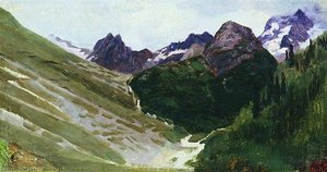 In The Mountains — Nikolai Aleksandrovich Yaroshenko