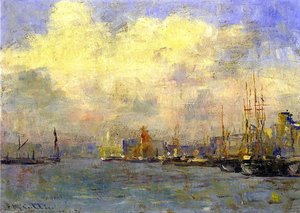 The Pool Of London — Frederick Mccubbin