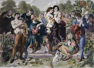 Orlando And The Wrestler — Daniel Maclise