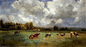 Vaches Au Pâturage (environs De Vernon ) — Jouanny Paul