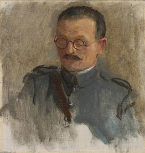 General Maxime Weygand (1867–1965) (preparatory Study For 'the Supreme War Council In Session At Versailles On 3rd July 1918') — Herbert Arnould Olivier