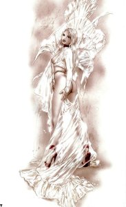 White And Red — Luis Royo