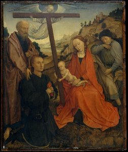 Die Heilige Familie Mit Dem Heiligen Paulus Und Einem Stifter — Rogier Van Der Weyden
