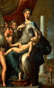 Madonna Of The Long Neck Oil On Wood 219 X — Parmigianino