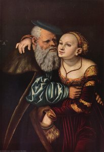 Le Vieil Homme Amoureux — Lucas Cranach L'ancien