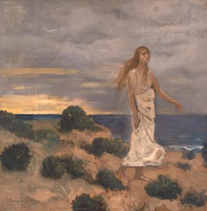 Woman On The Beach — Pierre Cécile Puvis De Chavannes