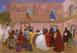 Off For The Honeymoon — Pedro Figari