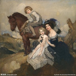 Portrait Group — George Washington Thomas Lambert