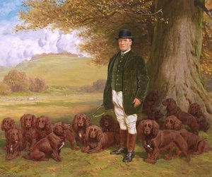 Keeper Hazell And Spaniels — John Charlton