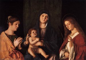 Pyhä Keskustelu — Giovanni Bellini (giambellino)