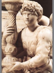 Engel Mit Kerzenleuchter — Michelangelo Buonarroti