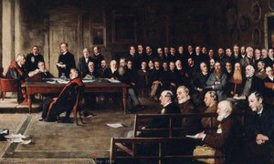 College Meeting, 1889 — Peter Alexander Hay