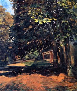 Kloster Amorbach, Landstraße — Wilhelm Trübner