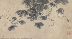 Branch Of Fruit Bearing Tree — Shen Zhou