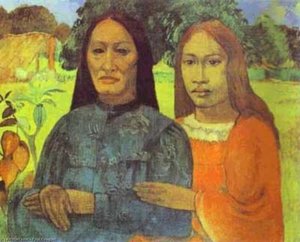 Ämma Ja Tütar — Eugène Henri Paul Gauguin