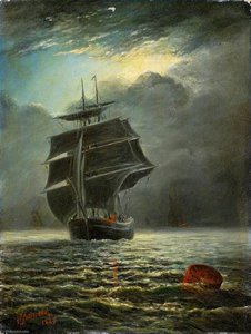 Square Rig Sail Ship — George Vemply Burwood