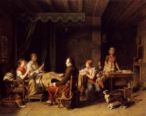 The Messenger Or ''the Good News'' — Michel Martin Drolling