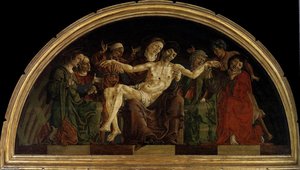 Pietà (panel From The Roverella Polyptych) — Cosmè Tura