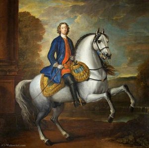 Henry Hoare Ii (1705–1785), On Horseback — John Wootton