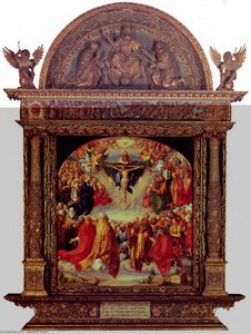 The Adoration Of The Holy Trinity (landauer Altar) — Αλβέρτης Ντýρερ