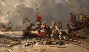 After A Storm — Eugène Isabey