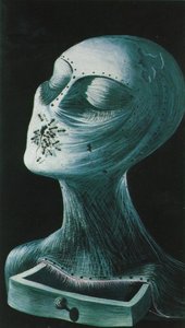 Ameisengesicht. Zeichnung Für Den Katalogumschlag Von Dalhs Ausstellung In Der Alex Reid Und Lefevre Gallery In London, 1936 — Salvador Dalí