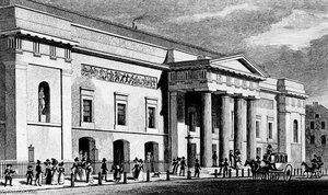 Exterior Of The Theatre Royal — Thomas Hosmer Shepherd