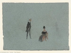 Two Figures — J.m.w. Turner