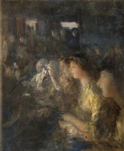 Scene In A Theatre — Walter Westley Russell
