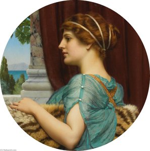 A Pompeian Lady — R.b.a John William Godward