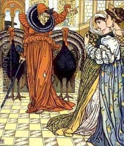 Illustration From The Yellow Dwarf — Walter Crane