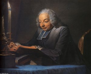 Abbe Jean-jacques Huber — Maurice Quentin De La Tour