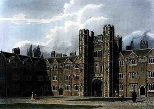 The Second Court Of St. John's College, Cambridge — William Westall