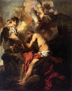 The Vision Of St Jerome — Johann Liss